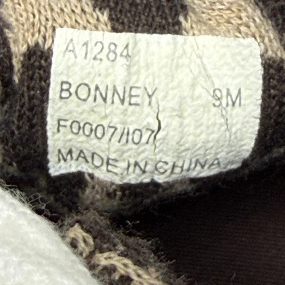 Coach Bonney Shoes Womens Size 9 Brown Canvas High Top Sneakers Coach Signature